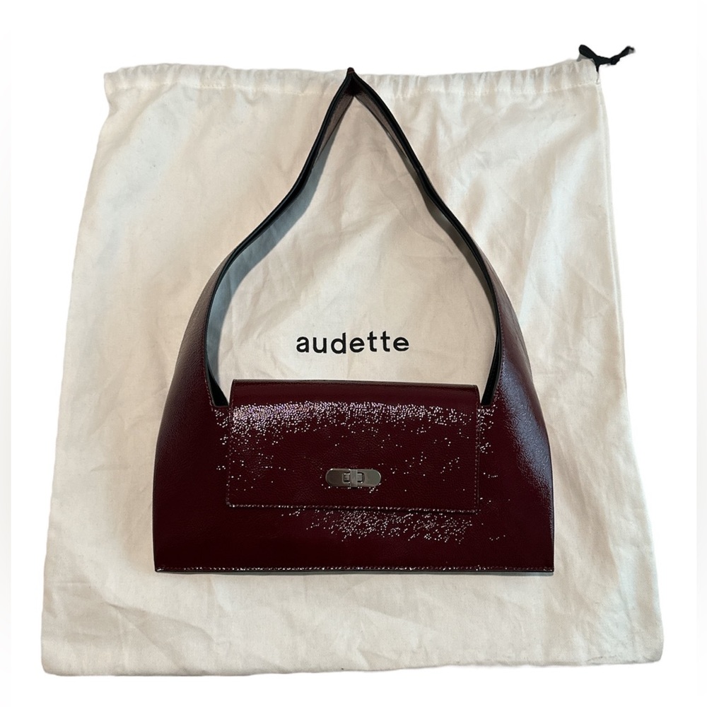 Audette Leather Shoulder Bag in Cognac w/ Dustbag